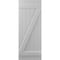 Ekena Millwork Americraft 6-Board (2 Batten) Wood Joined Board-n-Batten Shutters w/ Z-Bar, ARW102BB621X77PRH ARW102BB621X77PRH - alternate 3